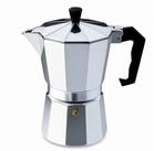 Mojawo Kanne Espressokocher 330 ml aus Aluminium &ndash; Mokkakanne f&uuml;r 6 Tassen