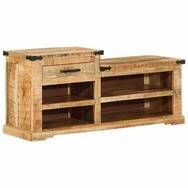 vidaXL Sitzbank Bank mit Schubladen Braun 110 x 35 x 50 cm Raue (1-St)