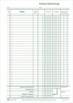 RNK Verlag Formularblock 3149 Kassenbuch ohne Umsatzsteuer 2x50 Bl. DIN A4