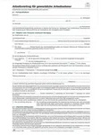 RNK Verlag Formularblock Arbeitsvertrag f&uuml;r gewerbliche Arbeitnehmer A4 VE=10...