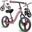 MoMi Laufrad Isoka 10 Zoll, Mit LED-Leuchtr&auml;dern & Dynamo, bis 35 kg