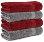 Komfortec Badet&uuml;cher 100% Baumwolle, 470 g/m&sup2;, Frottee (4-St), Handt&uuml;cher 70x140