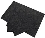 Spetebo Fu&szlig;matte Schmutzfangmatte in schwarz - 180 x 80 cm, rechteckig, H&ouml;he:...