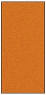 vidaXL Fu&szlig;matte Fu&szlig;matte Orange und Schwarz 120 x 250 cm Polyamid und PVC,