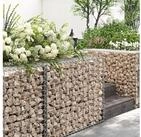 SONGMICS Hochbeet Gabionenk&ouml;rbe, 100 x 80 x 30 cm, Gartendeko, Pflanzenwand,...