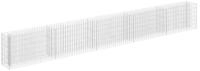 vidaXL Hochbeet Gabionen-Hochbeet Verzinkter Stahl 450&times;30&times;60 cm (1 St)