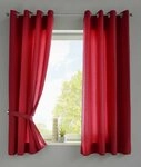 Gardinenbox Vorhang (2 St), &Ouml;sen, blickdicht, Microsatin, &raquo;Berlin&laquo; Blickdicht
