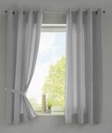 Gardinenbox Vorhang (2 St), &Ouml;sen, blickdicht, Microsatin, &raquo;Berlin&laquo; Blickdicht