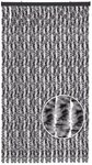 Arsvita T&uuml;rvorhang Flauschvorhang 90cm x 220cm (1 St), &Ouml;sen, blickdicht,