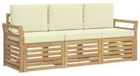 vidaXL Gartensofa Sofagarnituren Massivholz, 3 Teile
