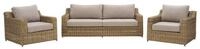 Brafab Gartensofa, Wasserabweisende Materialien, Rattan-Optik, gepolsterte...