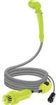 Lund Gartenpumpe Mobiler Camping-Duschset 10 l/min mit Elektropumpe