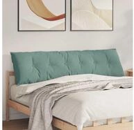 vidaXL R&uuml;ckenkissen R&uuml;ckenkissen Meergr&uuml;n 180 x 50 cm Cordstoff, 1-tlg.
