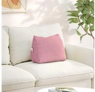 vidaXL R&uuml;ckenkissen R&uuml;ckenkissen Rosa 45 x 20 x 35 cm Cordstoff, 1-tlg.