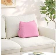 vidaXL R&uuml;ckenkissen R&uuml;ckenkissen Rosa 45 x 20 x 35 cm Stoff, 1-tlg.