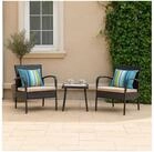 HTI-Line Balkonset Terrassenm&ouml;bel Neapel, (Set, 3-tlg., 2x St&uuml;hle, 1x Tisch,...