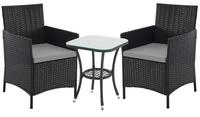 SVITA Balkonset BROOKLYN BISTRO, (Set (3-tlg), 1 Tisch, 2 St&uuml;hle), Sitzgruppe,