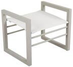 Brafab Gartenlounge-Hocker Vevi aus Aluminium, Beige