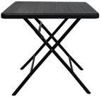 PROREGAL&reg; Gartentisch Balkontisch klappbar 78x78cm 4 Personen Holz Optik...