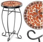 KESSER Beistelltisch, Mosaik-Platte & Metall-Gestell Bistrotisch Gartentisch