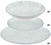 Secret de Gourmet Geschirr-Set Geschirr-Set JASMIN, 18-teilig, Porzellan