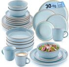S&Auml;NGER Tafelservice Rio Geschirrset (30-tlg), 6 Personen, Steingut, Handmade,