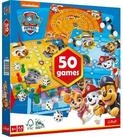 Trefl Spielesammlung PAW Patrol 50 Spiele Spielesammlung Spielebox Brettspiel...