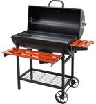 Lund Holzkohlegrill Holzkohlegrill 71x34,5 cm mit Deckel und Ablage,...