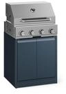 Klarstein Gasgrill WaldChef Outdoor-Gasgrill 4 Brenner 12800W 50 mbar Edelstahl