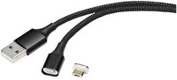 Renkforce Magnetadapter USB A m&auml;nnlich auf Micro-USB m&auml;nnlich RF-4746074...