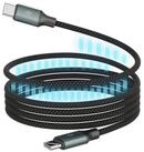 ANSMANN AG USB C Kabel, Schnellladekabel USB C, magnetisch, USB Kabel mit magnet