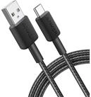 Anker Anker 322 Computer-Kabel, USB C Kabel, 1,8 m, Schnellladung, Schwarz