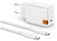 Spigen USB-C Netzladeger&auml;t PD 3.0 PPS 65W + USB-C Kabel - Schnellladeger&auml;t