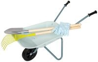 Small Foot Schubkarre Gartenwerkzeug-Set mit Schubkarre, (Set, 4-tlg), f&uuml;r...