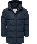 Ragwear Wintermantel Nortday Wasserdichter Winter Steppmantel mit Kapuze blau M (48)