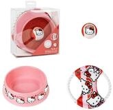 Cerda Futternapf Hello Kitty Haustier Zubeh&ouml;r Set f&uuml;r Katze & Hund Napf und