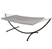 AMANKA H&auml;ngematte mit Gestell - 200 x 120 cm Doppelh&auml;ngematte f&uuml;r 2 Personen...