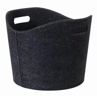Siena Garden Kaminholzkorb Filz-Kaminholztasche grau &Oslash; 39cm x H 31cm