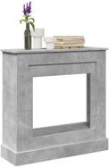 vidaXL Kaminumbauschrank Kaminumrandung Betongrau 90x30x90 cm Holzwerkstoff