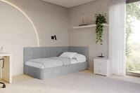 ALTDECOR Jugendbett LIVY (Jugendbett mit Bettkasten und Lattenrost, Polsterbett...