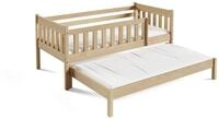 Masseno Einzelbett STELLA 80x160 cm Kinderbett Kiefer Massivholz Kieferfarben