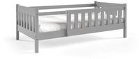 Masseno Einzelbett ELSA 80x190 cm Kinderbett Kiefer Massivholz Grau
