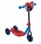 Spiderman Miniscooter mit 3 R&auml;dern &ndash; sicher & stabil f&uuml;r Fahranf&auml;nger bis...