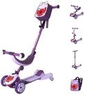 Hudora Scooter 4-in-1-Scooter Rollf, Rotierende und reflektierende Monsteraugen