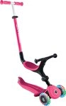 Globber Tretroller GO-UP ACTIVE LIGHTS mit Leuchtrollen, Dreirad, Laufrad und...