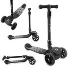 MoMi Dreiradscooter San, 0 km/h, 3-Rad Roller mit LED-R&auml;dern & Klappfunktion