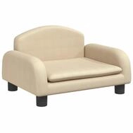vidaXL Kindersofa, Kinder Schlafsofa Creme 50x40x30 cm Stoff