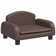 vidaXL Babym&ouml;bel-Set Kindersofa Braun 50x40x30 cm Kunstleder