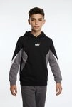 PUMA Kapuzensweatshirt ESS BLOCK HOODIE FL B mit Kapuze, Regular Fit