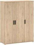 Vipack Kleiderschrank SAM mit 3 Dreht&uuml;ren, 1 Kleiderstange, 7 F&auml;cher,...